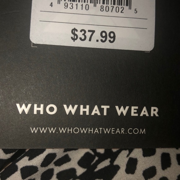 Who What Wear Domino Dots Dress - Picture 3 of 4